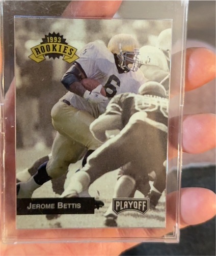 1993 Playoff #294 Jerome Bettis Rookie Card — front