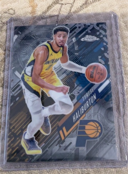 2025-26 Topps Chrome #GT-5 Tyrese Haliburton — front