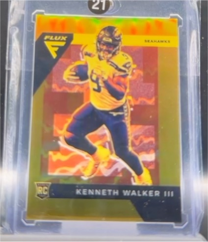 2022 Panini Chronicles Flux Rookies #FX-6 Kenneth Walker III — front
