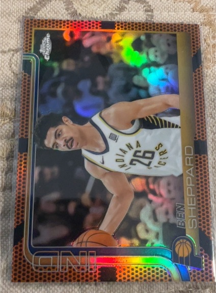 2025-26 Topps Chrome #94 Ben Sheppard — front