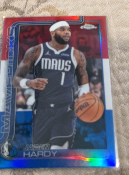 2025-26 Topps Chrome #60 Jaden Hardy — front
