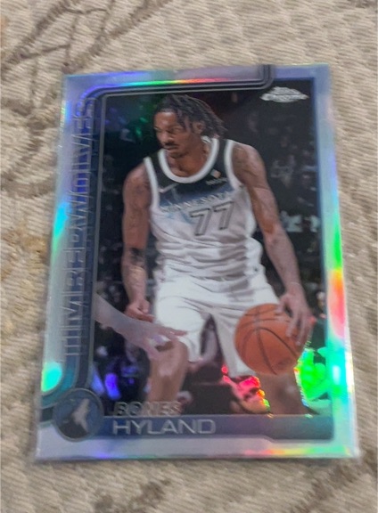 2025-26 Topps Chrome #90 Bones Hyland — front