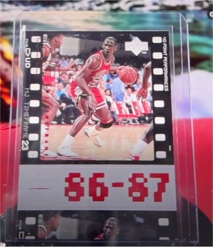 1998 Upper Deck MJ Time Frame #23 Michael Jordan — front