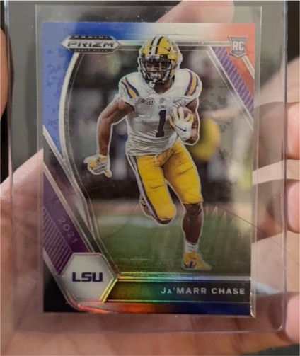 2021 Panini Prizm Draft Picks #112 Ja'Marr Chase — front