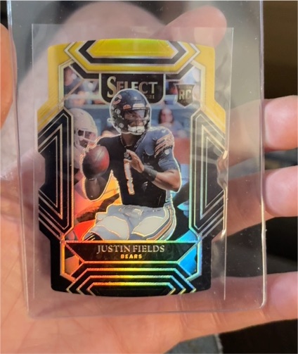 2021 Panini Select #250 Justin Fields — front