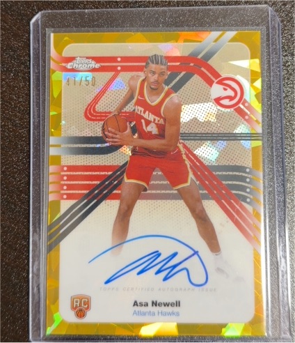 2025-26 Topps Chrome #NS-AN Asa Newell — front