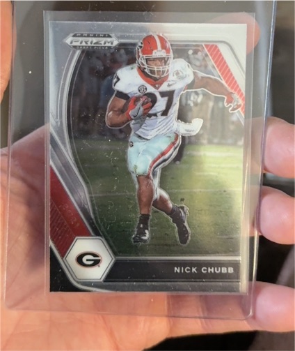 2021 Panini Prizm Draft Picks #90 Nick Chubb — front