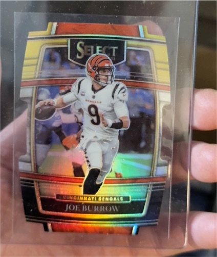2021 Panini Select #9 Joe Burrow — front