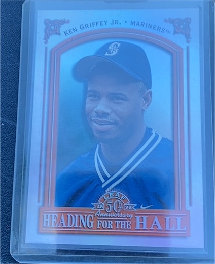 1998 Leaf Heading for the Hall #8 Ken Griffey Jr. — front