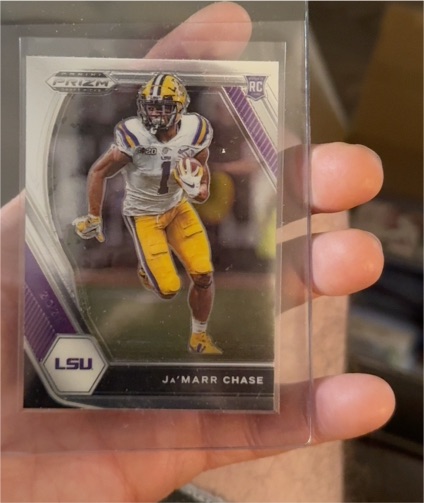 2021 Panini Prizm Draft Picks #112 Ja'Marr Chase — front