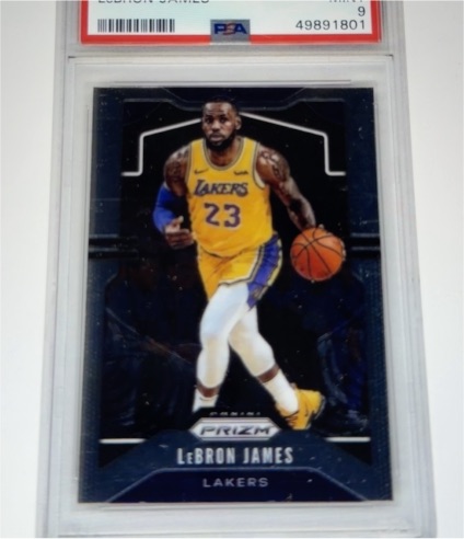 2019-20 Panini Prizm #129 LeBron James — front
