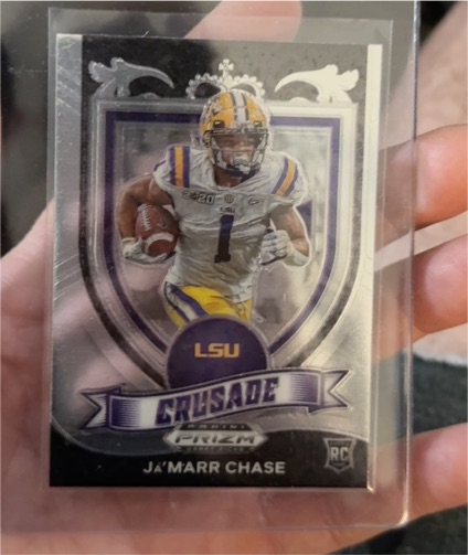2021 Panini Prizm Draft Picks Crusade #162 Ja'Marr Chase — front