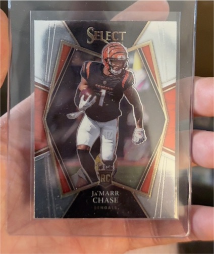 2021 Panini Select Premier Level #147 Ja'Marr Chase — front