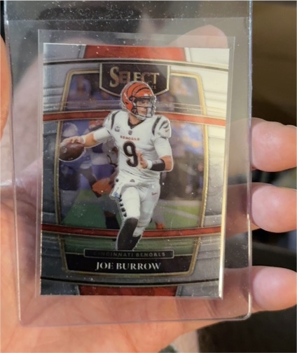 2021 Panini Select #9 Joe Burrow — front