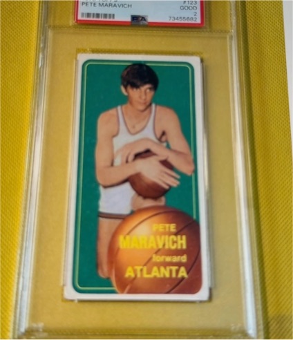 1970 Topps #123 Pete Maravich — front