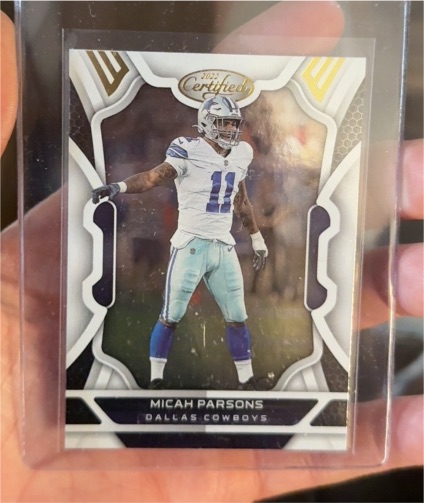 2022 Panini Certified Football #29 Micah Parsons — front