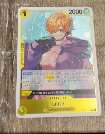 2025 One Piece Card Game OP13-113 Lilith — front