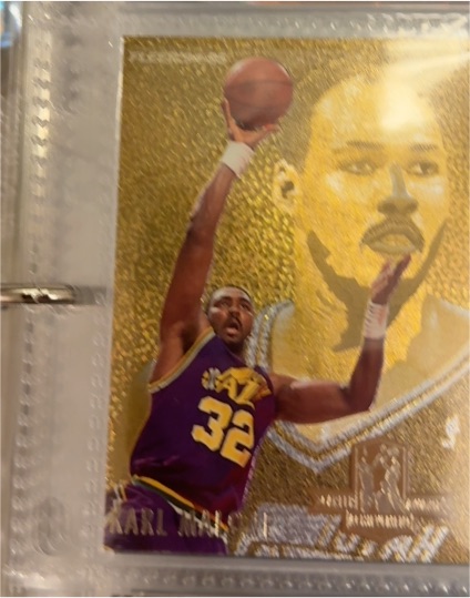 1994-95 Fleer #2 Karl Malone Career Achievement Awards — front