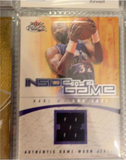 2001-02 Fleer Force Inside the Game Karl Malone — front