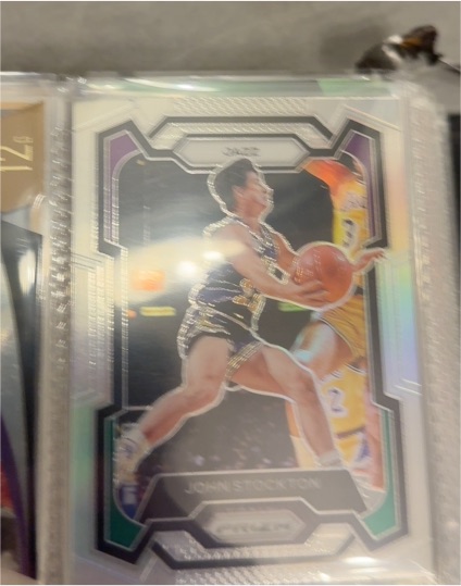 2023-24 Panini Prizm #198 John Stockton — front