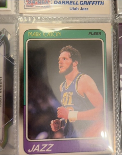 1988-89 Fleer #112 Mark Eaton — front