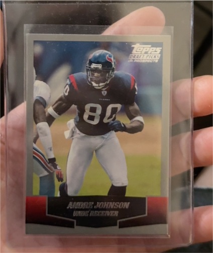 2004 Topps Draft Picks & Prospects #75 Andre Johnson — front