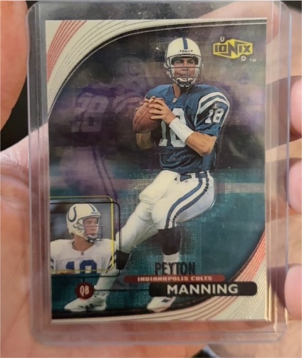 1999 Upper Deck Ionix #25 Peyton Manning — front