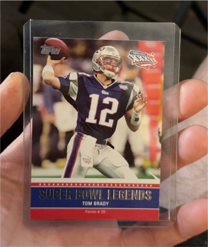2011 Topps Super Bowl Legends #SBL-XXXVI Tom Brady — front