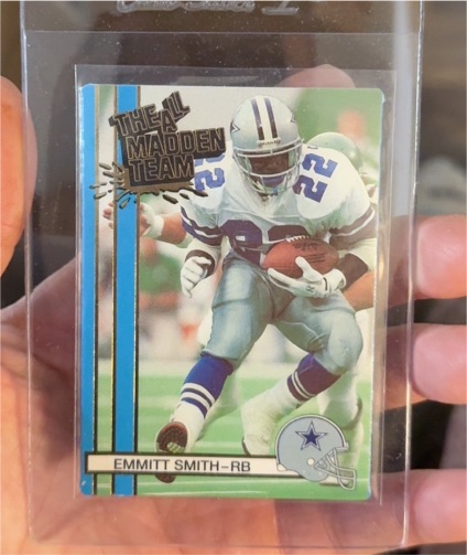 1990 Action Packed The All-Madden Team #9 Emmitt Smith — front