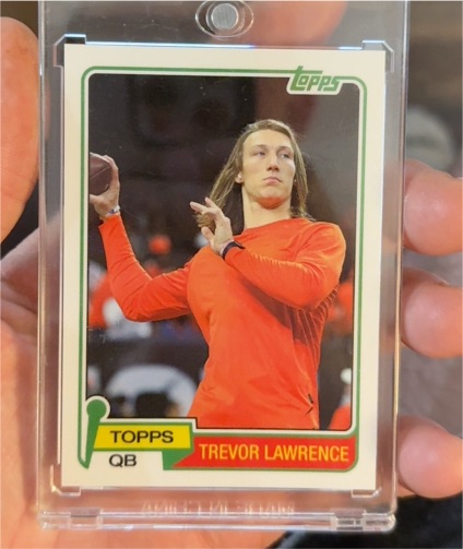 2021 Topps X #21 Trevor Lawrence — front