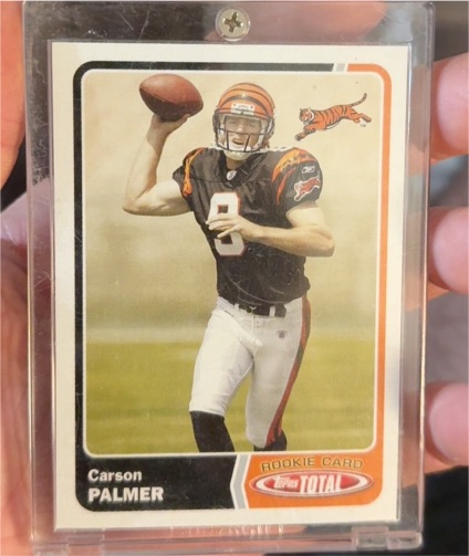 2003 Topps Total #450 Carson Palmer Rookie Card — front
