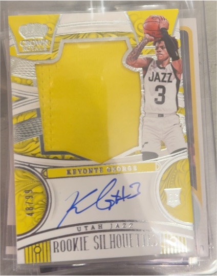 2023-24 Panini Crown Royale Rookie Silhouettes #SL-KEY Keyonte George — front