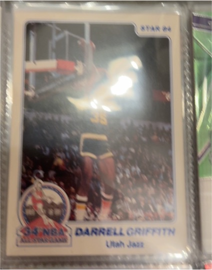 1984 Star #36 Darrell Griffith — front