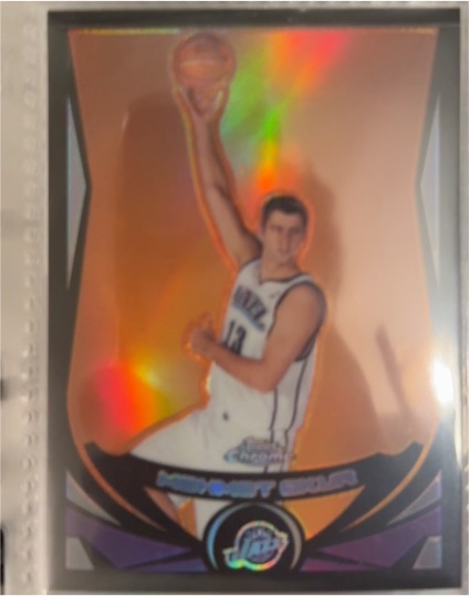 2004-05 Topps Chrome #154 Mehmet Okur — front