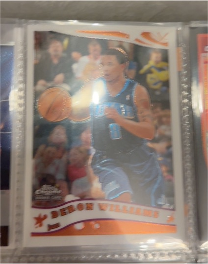 2005-06 Topps Chrome #200 Deron Williams Rookie Card — front
