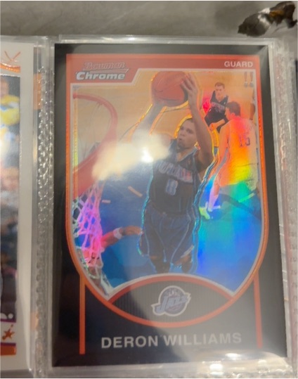 2007 Bowman Chrome Deron Williams — front