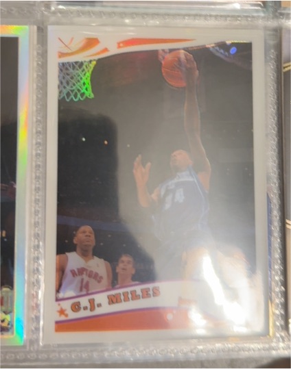 1997 Unknown C.J. Miles Basketball Card — front