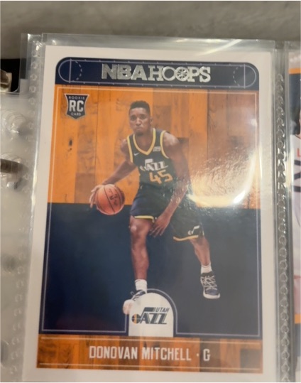 2017-18 Panini NBA Hoops #263 Donovan Mitchell — front