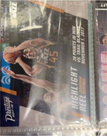 2017-18 Panini Prestige #10 Donovan Mitchell — front