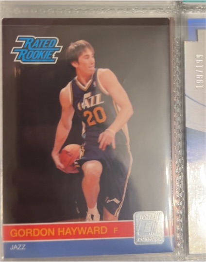 2010-11 Donruss #236 Gordon Hayward Rated Rookie — front