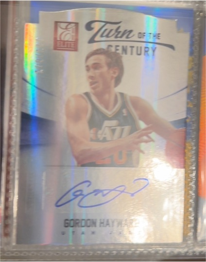 2012-13 Panini Elite Turn of the Century #20 Gordon Hayward — front