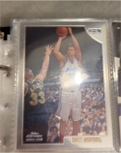 1998-99 Topps Chrome #157 Matt Harpring — front