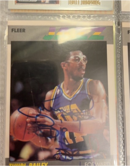 1987-88 Fleer #6 Thurl Bailey — front