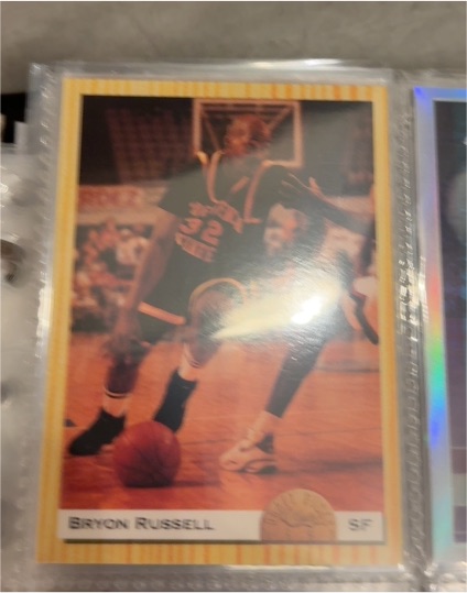 1993-94 Classic Draft Picks #65 Bryon Russell — front