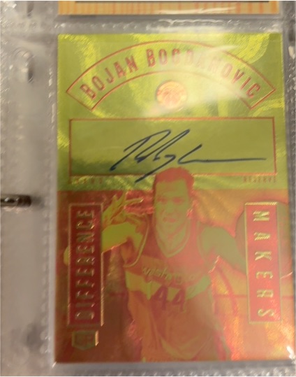 2016-17 Panini Grand Reserve #34 Bojan Bogdanovic Difference Makers Auto — front