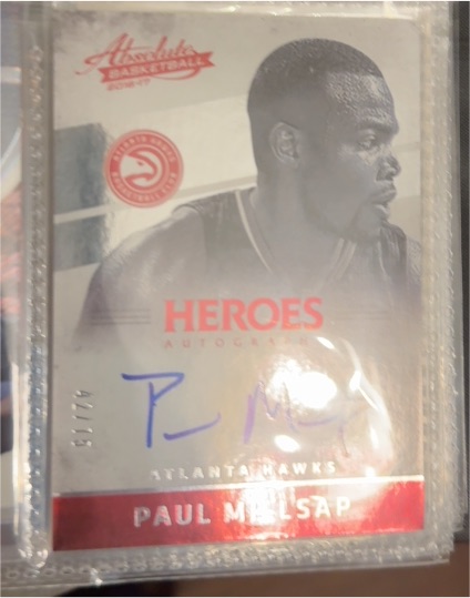 2016-17 Panini Absolute Heroes Autographs #19 Paul Millsap — front