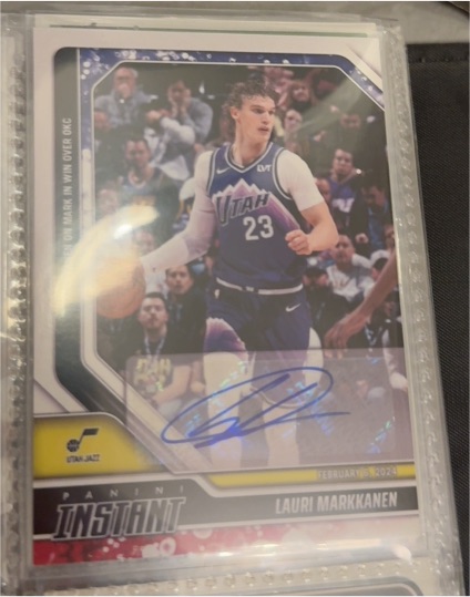 2023 Panini Instant Lauri Markkanen — front
