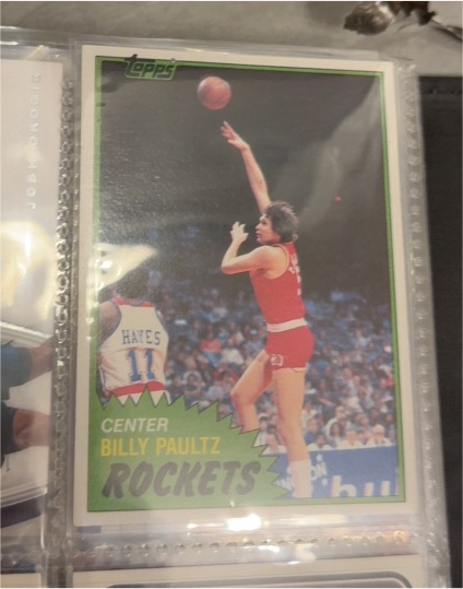 1981-82 Topps #87 Billy Paultz — front