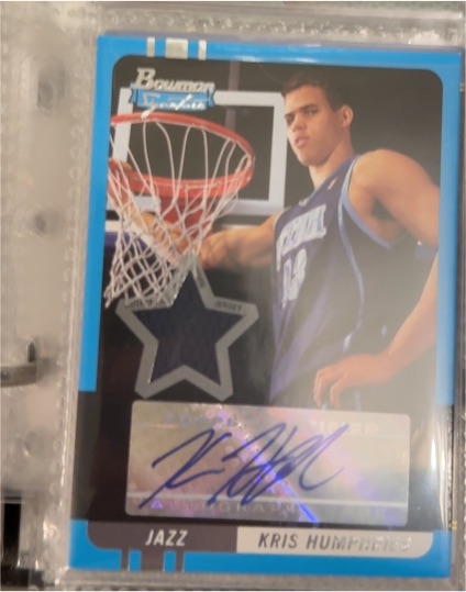 2004-05 Bowman Signature #70 Kris Humphries — front