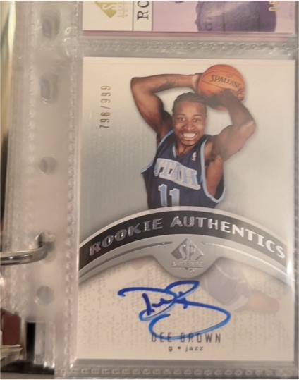 2006-07 SP Authentic Rookie Authentics #104 Dee Brown — front